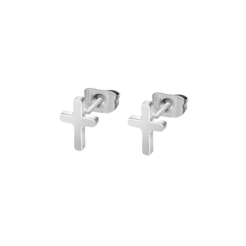 boucles-oreilles-croix-acier-inoxydable-LOTUS-LS2227-4-2 Boucles d’oreilles Croix Acier inoxydable LOTUS LS2227-4/2