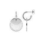 Boucles d’oreilles créoles pendantes Femme Acier inoxydable ROBBEZ MASSON