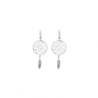 Boucles d’oreilles Femme pendantes Attrape rêve Argent 925/1000 ROBBEZ MASSON