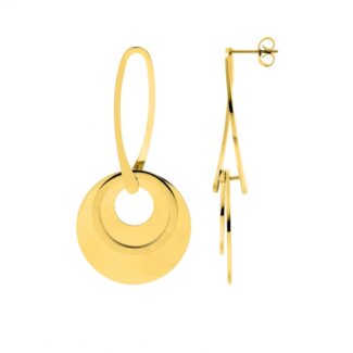 Boucles d’oreilles pendantes Femme Acier inoxydable doré ROBBEZ MASSON