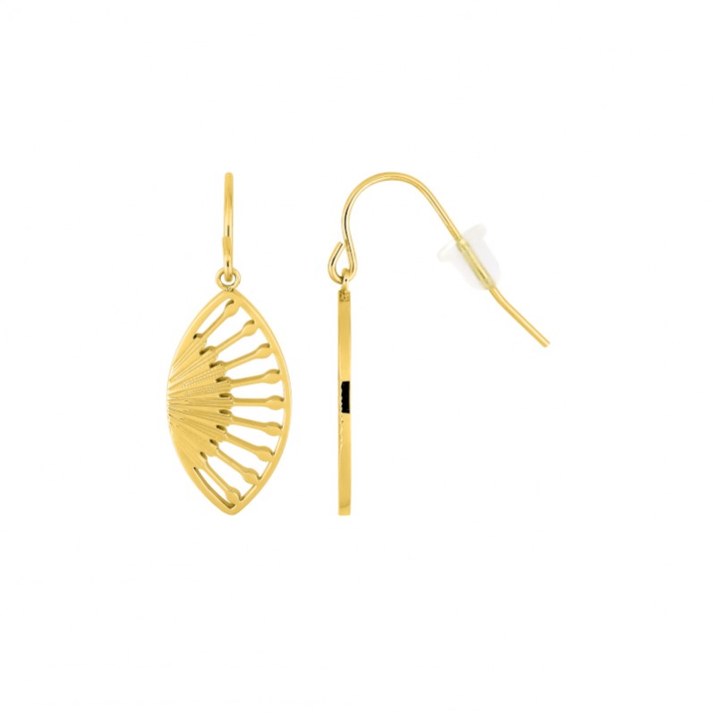 Boucles d’oreilles pendantes Femme Acier inoxydable doré ROBBEZ MASSON