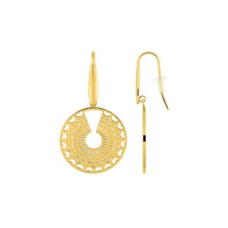 Boucles d’oreilles pendantes Femme Acier inoxydable doré ROBBEZ MASSON
