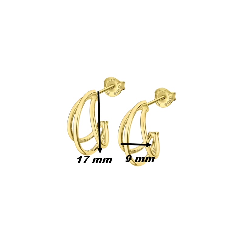 boucles-oreilles-pendantes-femme-argent-925-doré-LOTUS-LP3282-4-2-dimensions Boucles d’oreilles pendantes Femme Argent 925/1000 doré LOTUS LP3282-4/2, dimensions