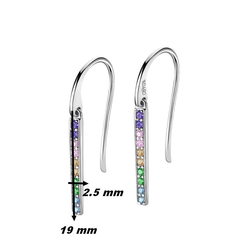 boucles-oreilles-pendantes-femme-argent-925-et-oxydes-LOTUS-LP1963-4-3-dimensions Boucles d’oreilles pendantes Femme Argent 925/1000 et Oxydes de zirconium de couleurs LOTUS LP1963-4/3, dimensions