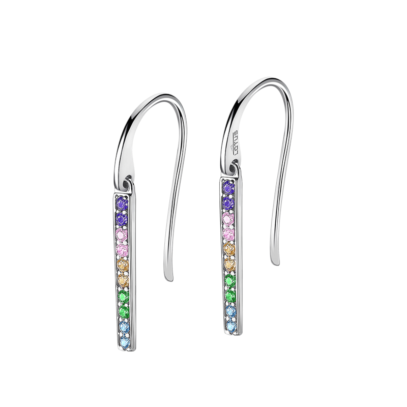 boucles-oreilles-pendantes-femme-argent-925-et-oxydes-LOTUS-LP1963-4-3 Boucles d’oreilles pendantes Femme Argent 925/1000 et Oxydes de zirconium de couleurs LOTUS LP1963-4/3