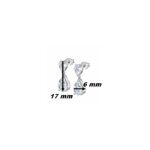 Boucles d’oreilles pendantes Femme Argent 925/1000 et Oxydes de zirconium LOTUS LP2014-4/1, dimensions