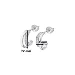 Boucles d’oreilles pendantes Femme Argent 925/1000 et Oxydes de zirconium LOTUS LP3285-4/1, dimensions