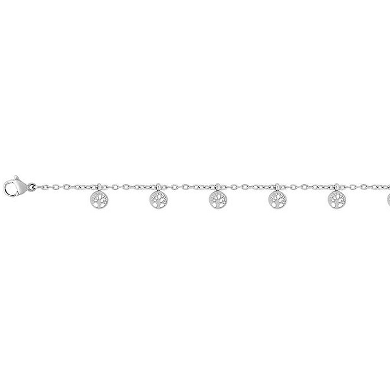 bracelet-arbre-de-vie-femme-acier-inoxydable-robbez-masson-431274B Bracelet Arbre de vie Femme Acier inoxydable ROBBEZ MASSON