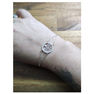 Bracelet Femme Arbre de vie Argent 925/1000 et Oxydes de zirconium LOTUS LP1746-2/1 porté