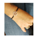 Bracelet cordon Femme Arbre de vie Argent 925/1000 et Oxydes de zirconium LOTUS LP1746-2/2 porté