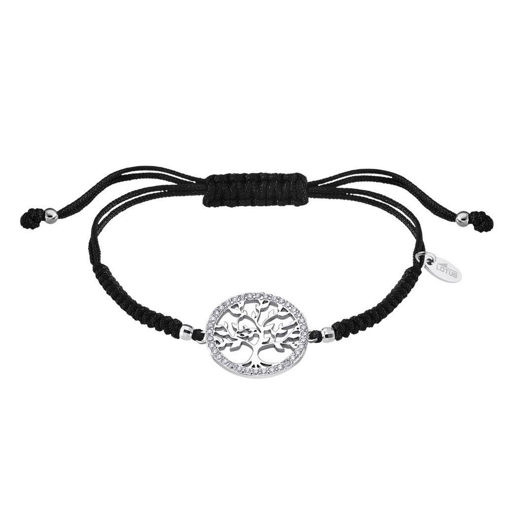 bracelet-arbre-de-vie-femme-ordon-argent-925-et-oxydes-LOTUS-LP1746-2-2 Bracelet cordon Femme Arbre de vie Argent 925/1000 et Oxydes de zirconium LOTUS LP1746-2/2