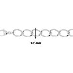 Bracelet chaîne Femme Acier inoxydable ROBBEZ MASSON, largeur