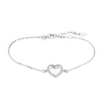 Bracelet Cœur Femme Argent 925/1000 et Oxydes de zirconium LOTUS LP3137-2/1