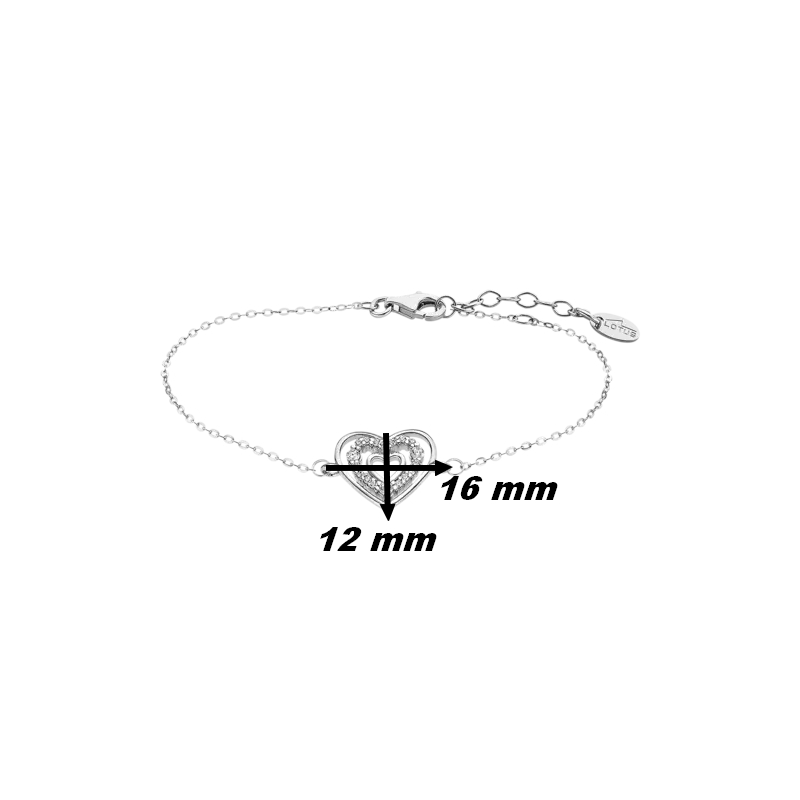 bracelet-coeur-femme-argent-925-et-oxydes-LOTUS-LP3143-2-1-dimensions Bracelet Cœur Femme Arbre de vie Argent 925/1000 et Oxydes de zirconium LOTUS LP3143-2/1, dimensions