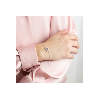 Bracelet Cœur Femme Argent 925/1000 et Oxydes de zirconium LOTUS LP3143-2/1 porté