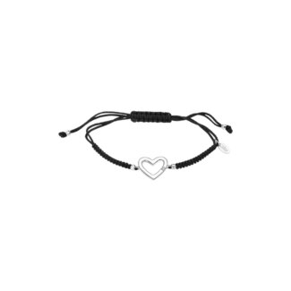 Bracelet cordon Femme Cœur Argent 925/1000 et Oxydes de zirconium LOTUS LP3217-2/1