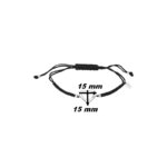 Bracelet cordon Femme Cœur Argent 925/1000 et Oxydes de zirconium LOTUS LP3217-2/1, dimensions