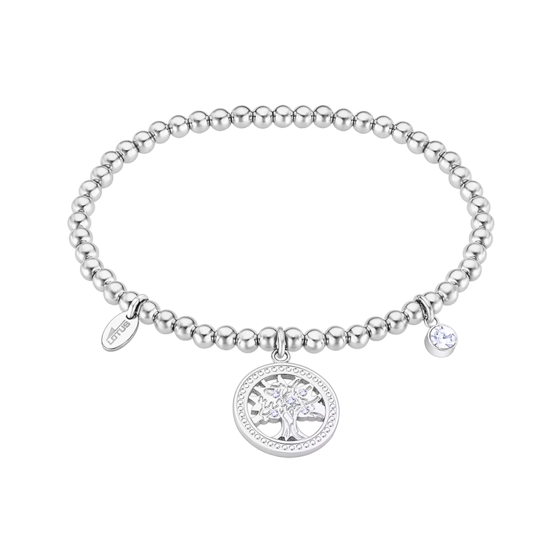 bracelet-elastique-femme-acier-inoxydable-strass-arbre-de-vie-LOTUS-LS2170-2-4 Bracelet élastique Femme Arbre de vie, Acier inoxydable et strass LOTUS LS2170-2/4
