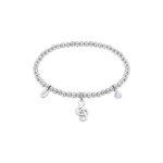 Bracelet élastique Femme Clef de Sol, Acier inoxydable et strass LOTUS LS2170-2/5