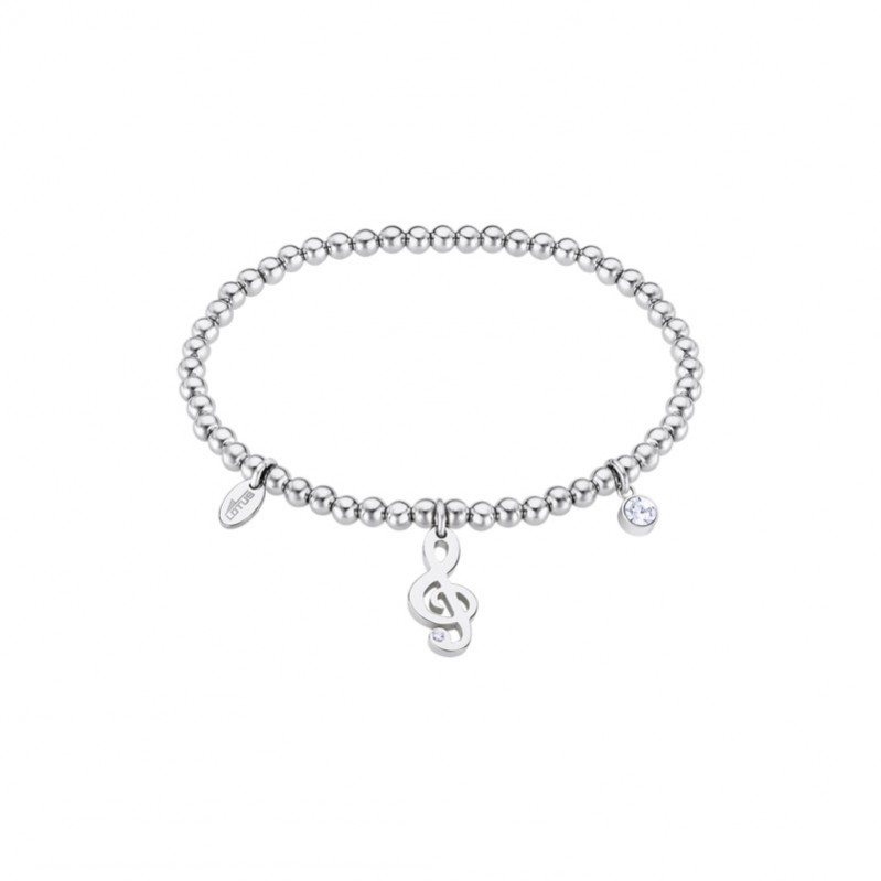 bracelet-elastique-femme-acier-inoxydable-strass-clef-de-sol-LOTUS-LS2170-2-5 Bracelet élastique Femme Clef de Sol, Acier inoxydable et strass LOTUS LS2170-2/5