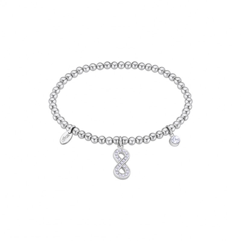 bracelet-elastique-femme-acier-inoxydable-strass-infini-LOTUS-LS2170-2-6 Bracelet élastique Femme Infini, Acier inoxydable et strass LOTUS LS2170-2/6