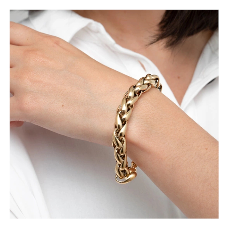 bracelet-femme-acier-inoxydable-doré-LOTUS-LS2127-2-2-porté Bracelet Femme Acier inoxydable doré LOTUS LS2127-2/2, porté