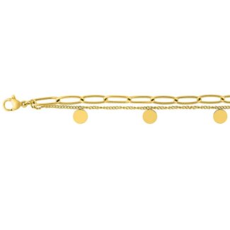 Bracelet breloque Femme Acier inoxydable doré ROBBEZ MASSON