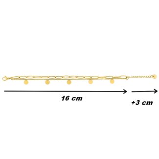 Bracelet breloque Femme Acier inoxydable doré ROBBEZ MASSON