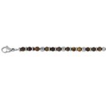 Bracelet Femme Acier inoxydable et Œil de tigre ROBBEZ MASSON