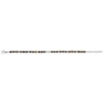 Bracelet Femme Acier inoxydable et Œil de tigre ROBBEZ MASSON, longueur