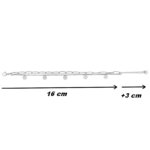 Bracelet breloque Femme Acier inoxydable ROBBEZ MASSON, dimensions