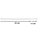 Bracelet Femme Acier inoxydable ROBBEZ MASSON, dimensions