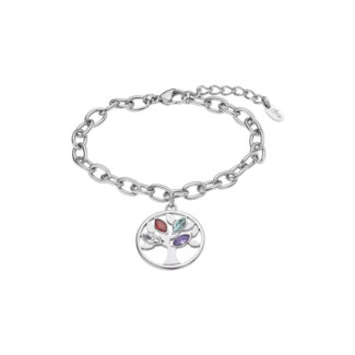 Bracelet Femme Arbre de vie Acier inoxydable et strass de couleurs LOTUS LS2192-2/1