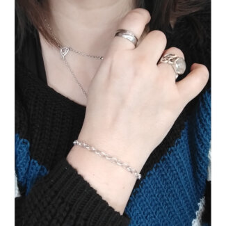 Bracelet Femme Argent 925/1000 LOTUS LP3222-2/1 porté