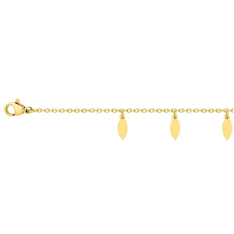 bracelet-femme-breloque-acier-inoxydable-doré-robbez-masson-433659 Bracelet breloque Femme Acier inoxydable doré ROBBEZ MASSON