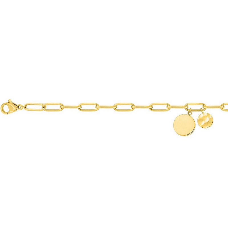 Bracelet Femme Acier inoxydable doré ROBBEZ MASSON