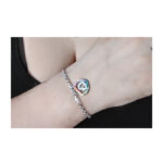 Bracelet double Cœur Femme Acier inoxydable et strass de couleurs LOTUS LS1943-2/2 porté