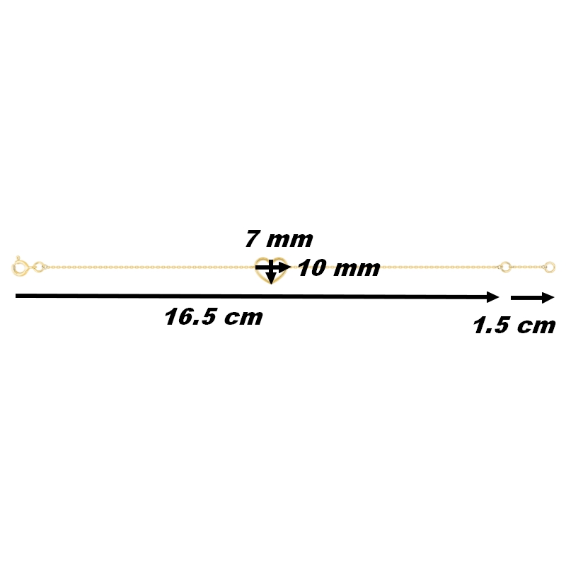 bracelet-femme-coeur-or-jaune-750-robbez-masson-4-7110-00-dimensions Bracelet Cœur Femme Or jaune 750/1000 ROBBEZ MASSON, dimensions