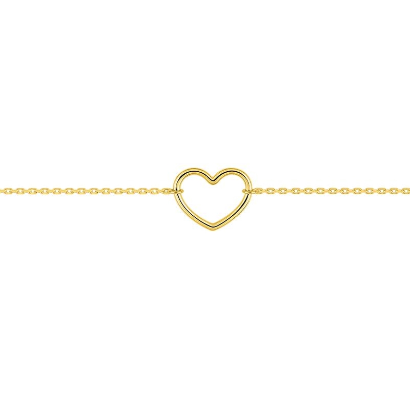 bracelet-femme-coeur-or-jaune-750-robbez-masson-4-7110-00 Bracelet Cœur Femme Or jaune 750/1000 ROBBEZ MASSON