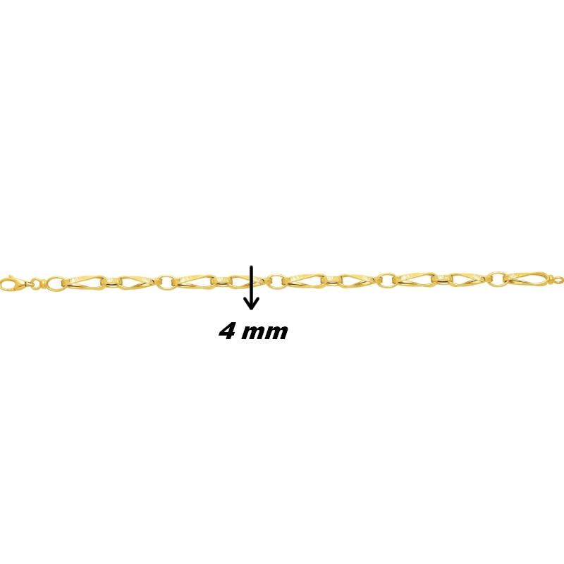 bracelet-femme-or-jaune-750-robbez-masson-7042-3-largeur Bracelet Femme Or jaune 750/1000 ROBBEZ MASSON, largeur