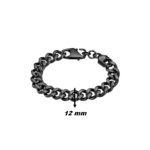 Bracelet Homme Acier inoxydable noir LOTUS LS2191-2/3, largeur