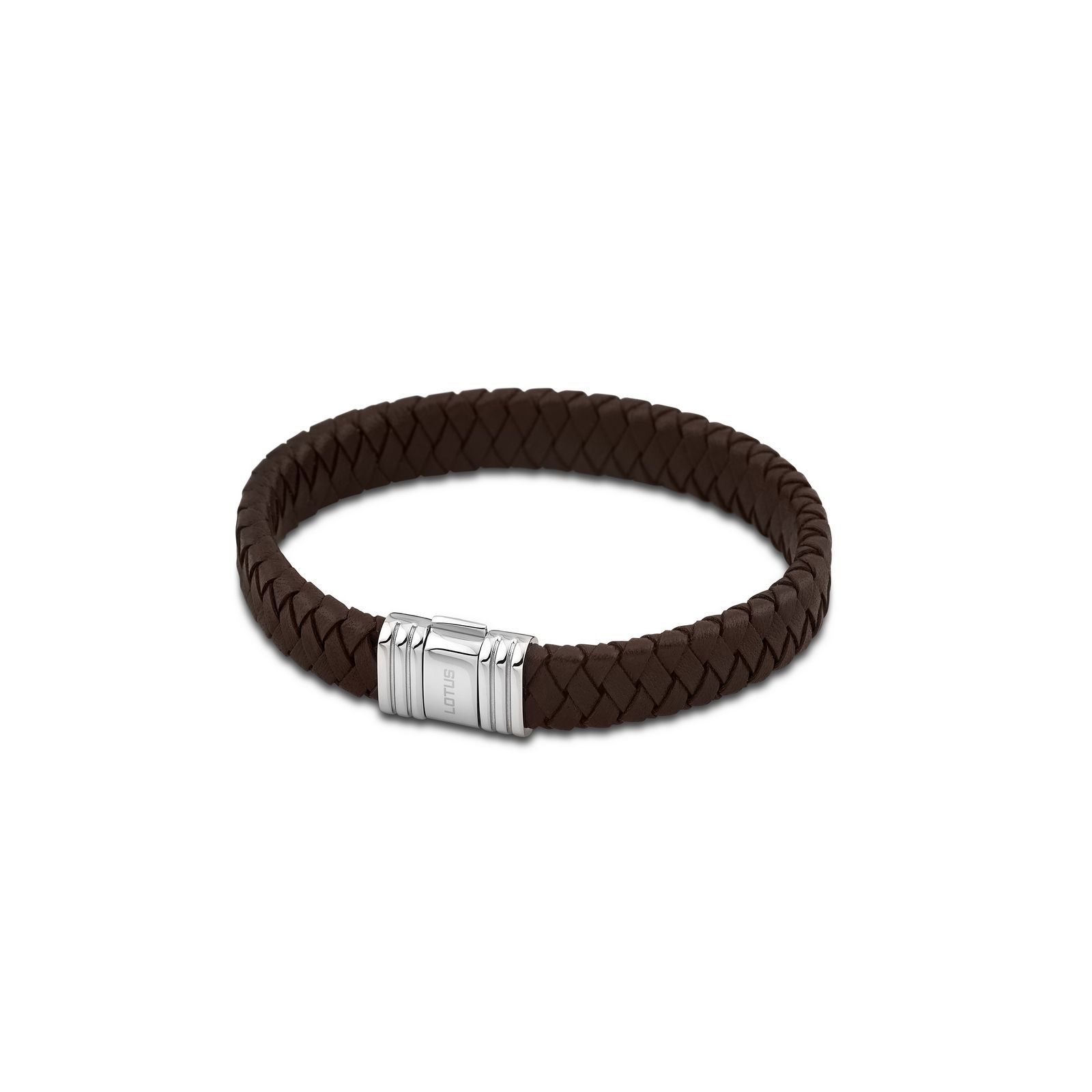 bracelet-homme-cuir-marron-et-acier-inoxydable-LOTUS-LS1518-2-1 Bracelet Homme Cuir marron et Acier inoxydable LOTUS LS1518-2/1