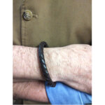 Bracelet Homme Cuir marron et Acier inoxydable LOTUS LS2096-2/1 porté