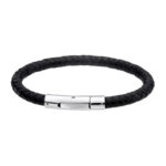 Bracelet Homme Cuir noir et Acier inoxydable LOTUS LS1119-2/1