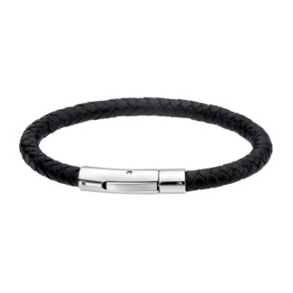 Bracelet Homme Cuir noir et Acier inoxydable LOTUS LS1119-2/1