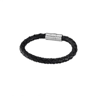 Bracelet Homme Cuir noir et Acier inoxydable LOTUS LS2096-2/2