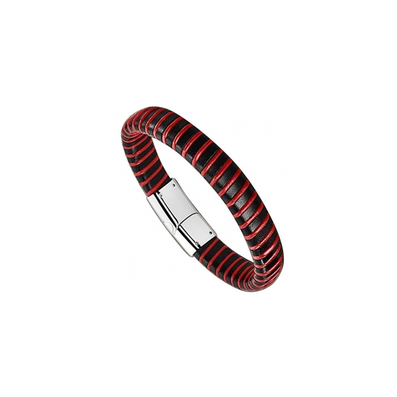 bracelet-homme-cuir-rouge-et-noir-acier-inoxydable-LOTUS-LS1879-2-2-autre-vue Bracelet Homme Cuir rouge et noir et Acier inoxydable LOTUS LS1879-2/2, autre vue