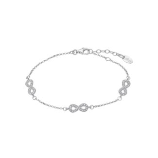 Bracelet Infini Femme Argent 925/1000 et Oxydes de zirconium LOTUS LP3029-2/1