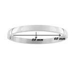 Bracelet jonc Femme Acier inoxydable ROBBEZ MASSON, dimensions