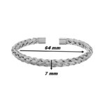 Bracelet jonc ouvert Homme Acier inoxydable LOTUS LS2195-2/1, dimensions